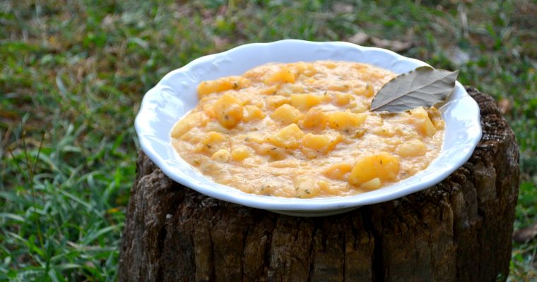 Tárkonyos krumplifőzelék