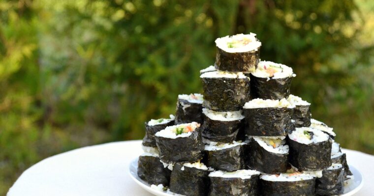 Vegán Sushi Avokádókrémmel